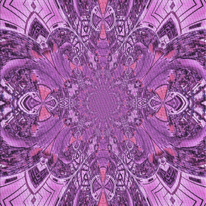 Patterned Dark Magenta Purple Rug, pat128pur