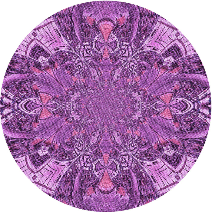 Square Machine Washable Transitional Dark Magenta Purple Rug in a Living Room, wshpat128pur