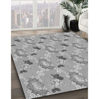 Patterned Gray Rug, pat1280gry