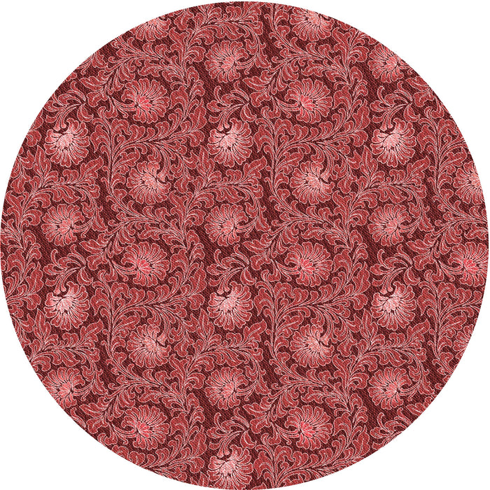 Square Patterned Red Rug, pat1282rd