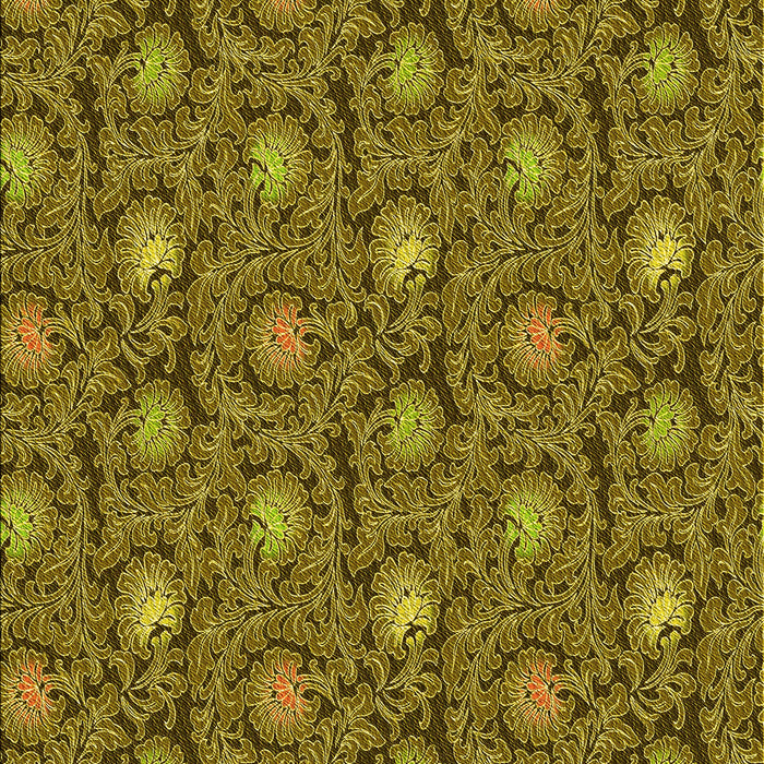 Patterned Brown Rug, pat1282yw