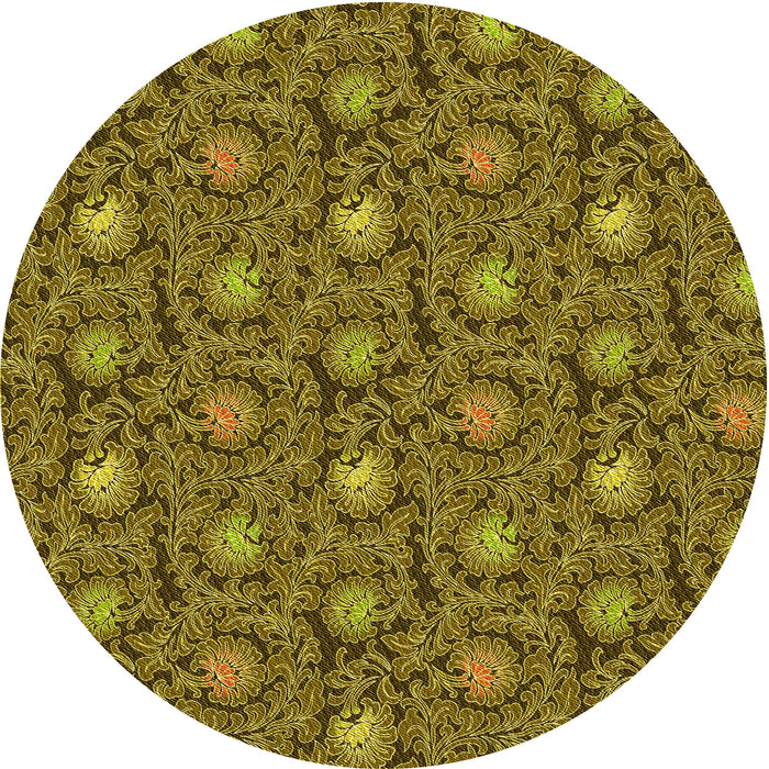 Square Patterned Brown Rug, pat1282yw