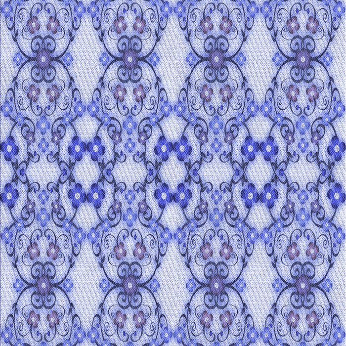 Machine Washable Transitional Blue Rug, wshpat1283blu