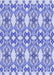 Patterned Blue Rug, pat1283blu