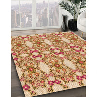 Patterned Red Rug, pat1283org