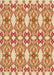 Machine Washable Transitional Red Rug, wshpat1283org