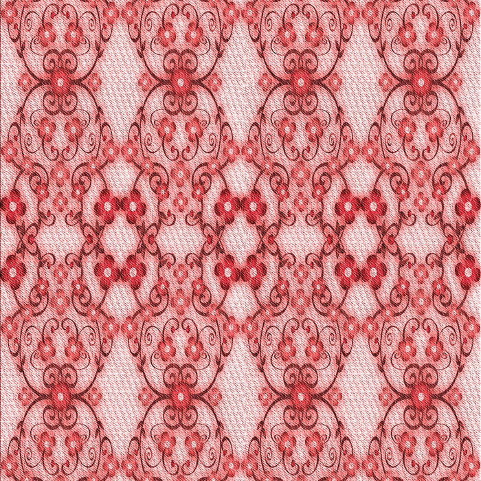 Patterned Pastel Pink Rug, pat1283rd