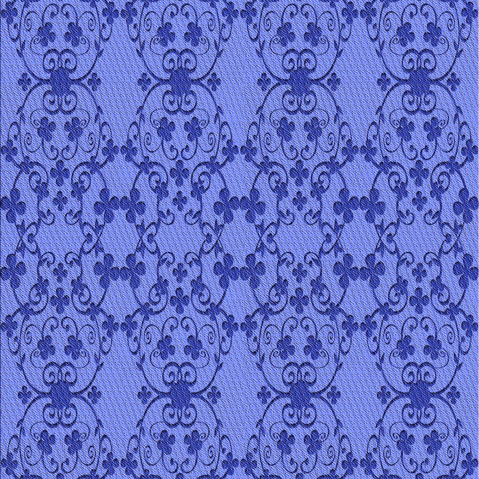 Patterned Sky Blue Rug, pat1284blu