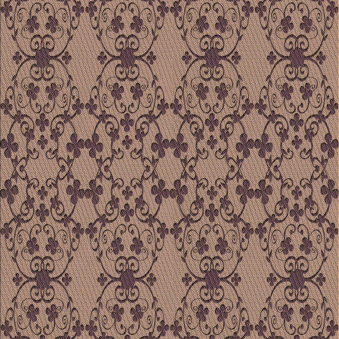 Patterned Light Copper Gold Rug, pat1284brn