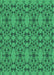 Patterned Spring Green Rug, pat1284grn