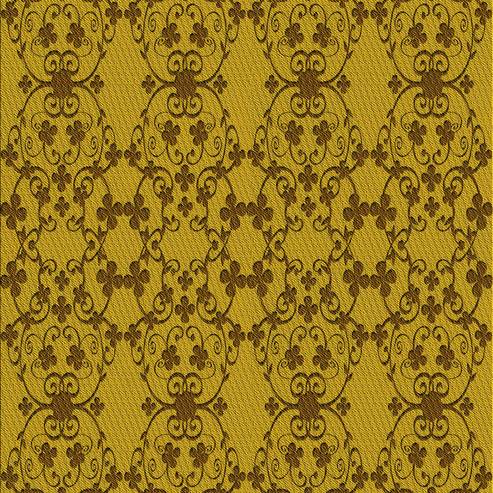 Patterned Dark Bronze Brown Rug, pat1284yw