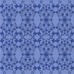 Square Patterned Sky Blue Novelty Rug, pat1284