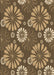 Machine Washable Transitional Peru Brown Rug, wshpat1285brn