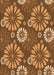 Machine Washable Transitional Saddle Brown Rug, wshpat1285org