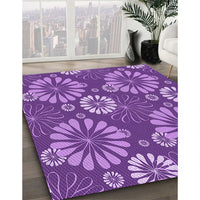 Patterned Purple Rug, pat1285pur