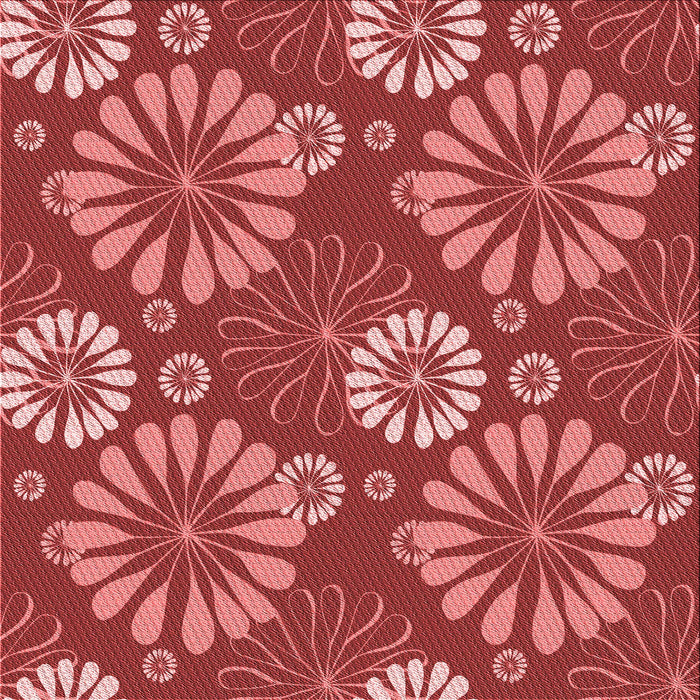 Round Machine Washable Transitional Red Rug, wshpat1285rd