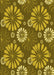 Machine Washable Transitional Yellow Rug, wshpat1285yw