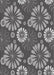 Machine Washable Transitional Dark Gray Rug, wshpat1285