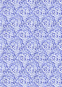 Machine Washable Transitional Sky Blue Rug, wshpat1286blu