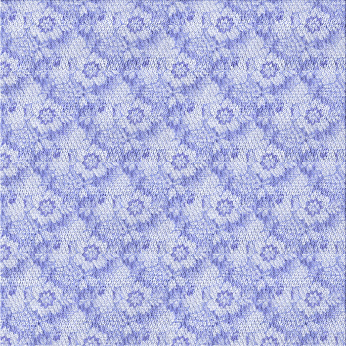 Round Patterned Sky Blue Rug, pat1286blu