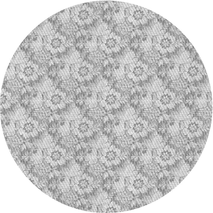 Square Machine Washable Transitional Gunmetal Gray Rug in a Living Room, wshpat1286gry