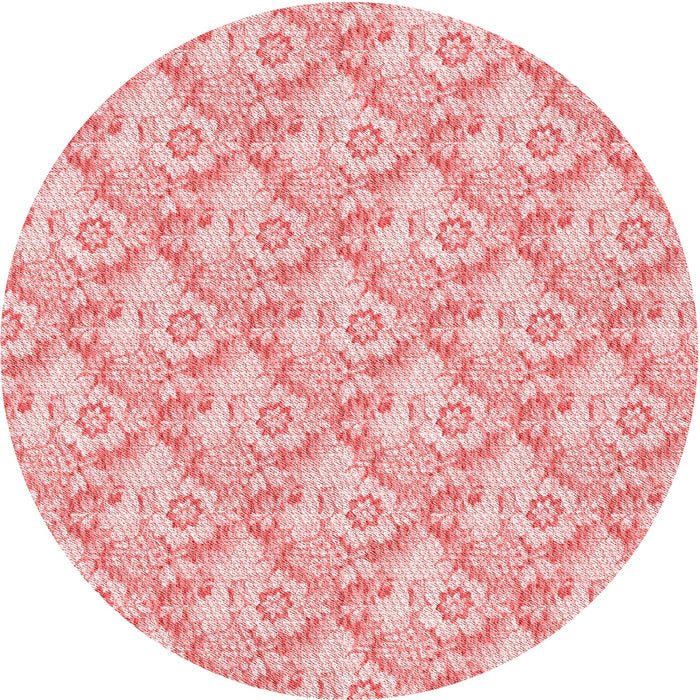 Square Patterned Red Rug, pat1286rd