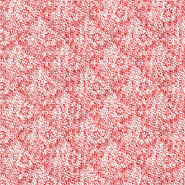 Round Patterned Red Rug, pat1286rd