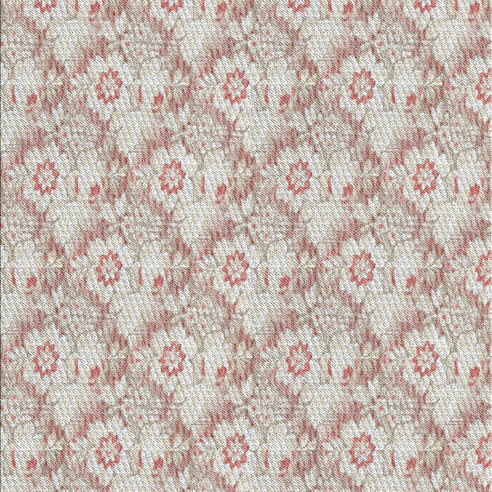 Patterned Dark Almond Brown Novelty Rug, pat1286