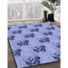 Machine Washable Transitional Jeans Blue Rug in a Family Room, wshpat1287blu