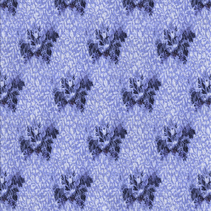 Patterned Jeans Blue Rug, pat1287blu