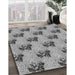 Machine Washable Transitional Ash Gray Rug in a Family Room, wshpat1287gry