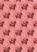 Patterned Light Coral Pink Rug, pat1287rd