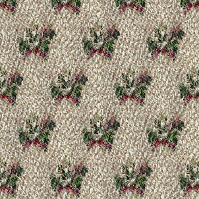 Patterned Brown Novelty Rug, pat1287