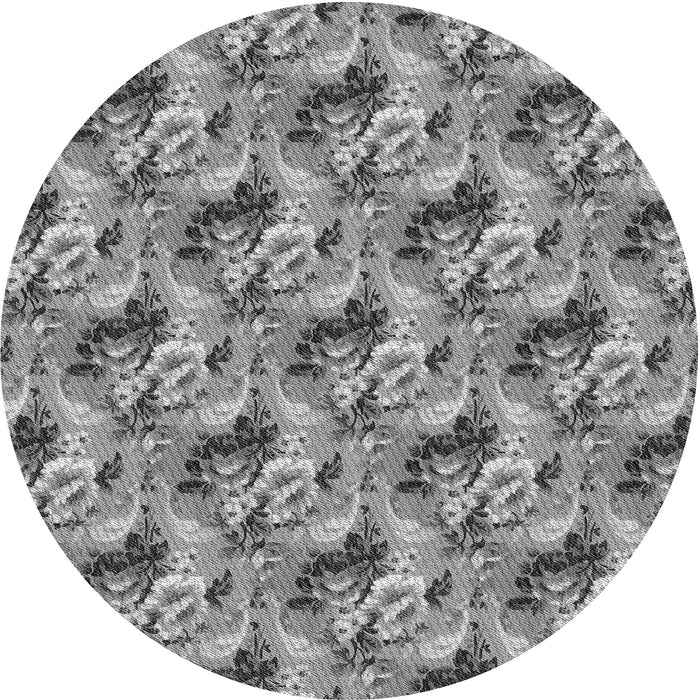 Square Patterned Cloud Gray Rug, pat1288gry