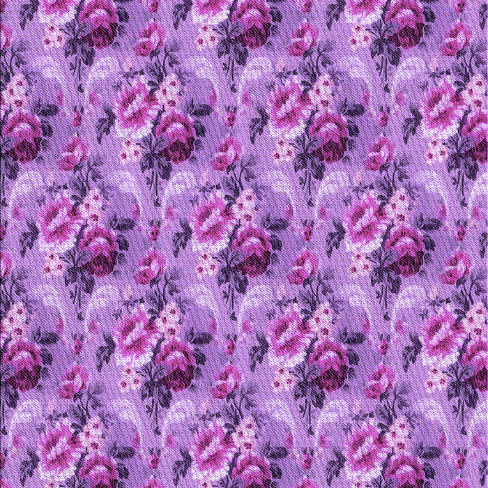 Patterned Violet Purple Rug, pat1288pur