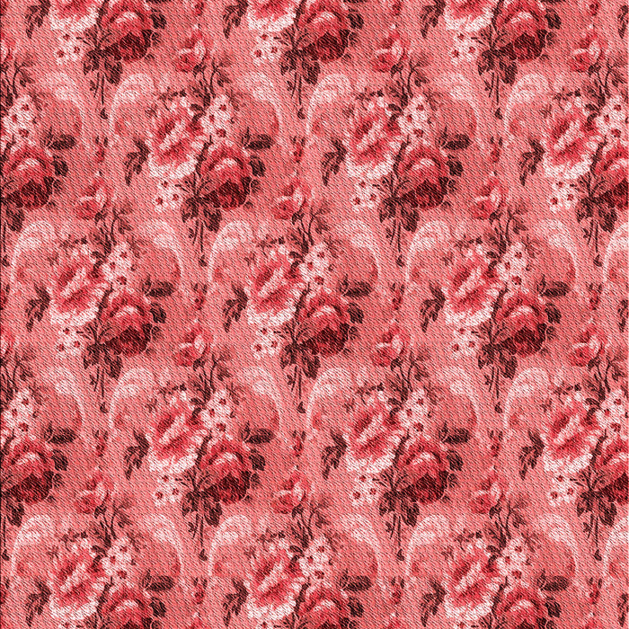 Patterned Red Rug, pat1288rd