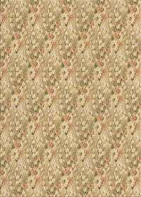 Machine Washable Transitional Cinnamon Brown Rug, wshpat1289brn