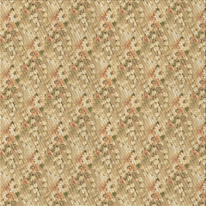 Round Patterned Cinnamon Brown Rug, pat1289brn