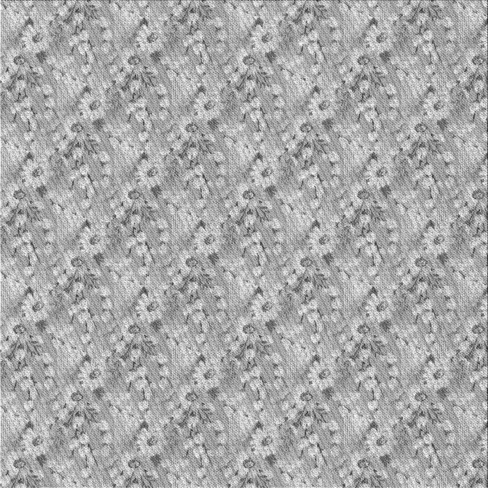 Round Patterned Platinum Silver Gray Rug, pat1289gry