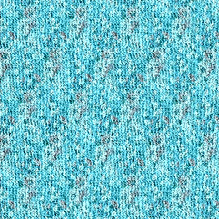 Machine Washable Transitional Dark Turquoise Green Rug, wshpat1289lblu