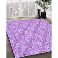 Patterned Purple Rug, pat1289pur