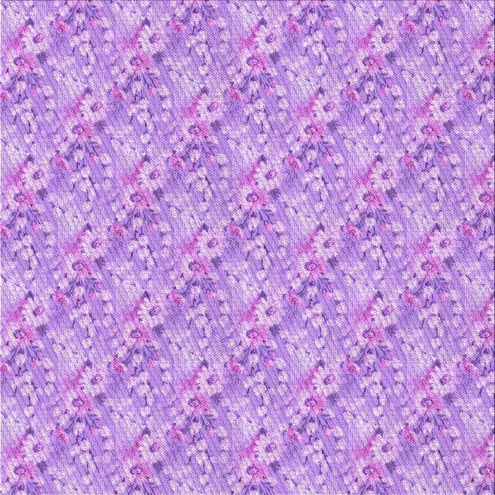 Round Patterned Purple Rug, pat1289pur