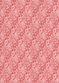 Machine Washable Transitional Pastel Pink Rug, wshpat1289rd