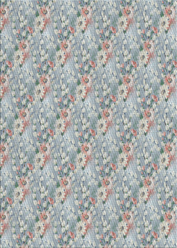 Patterned Light Gray Novelty Rug, pat1289