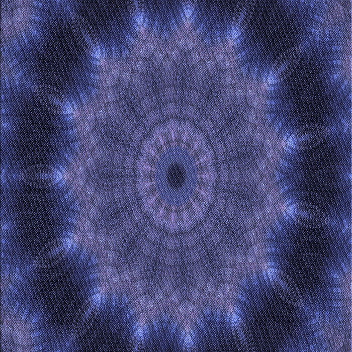 Patterned Royal Blue Rug, pat129blu