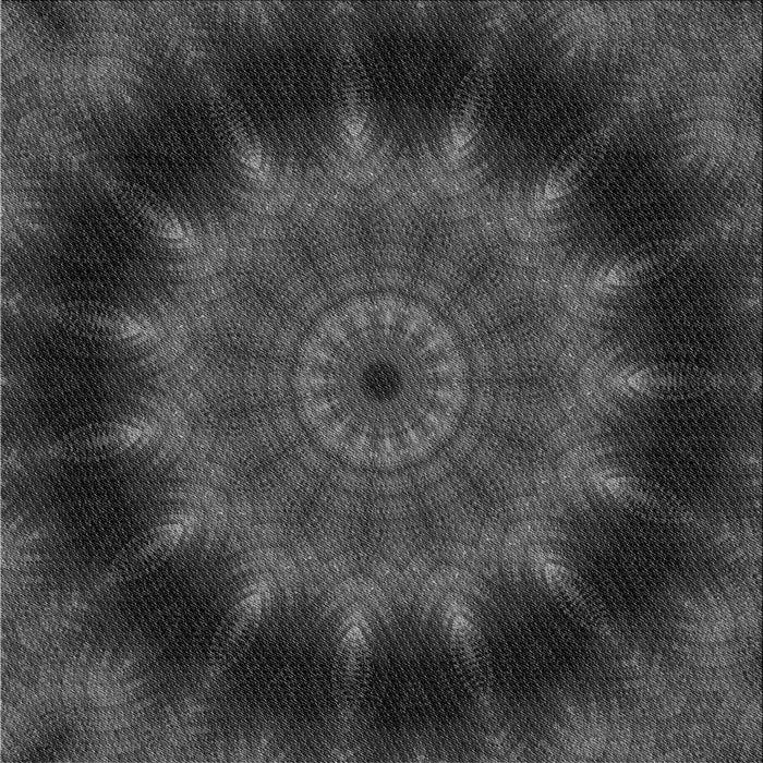 Round Machine Washable Transitional Charcoal Black Rug, wshpat129gry