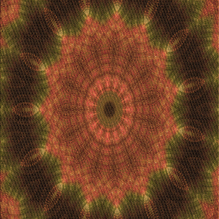 Patterned Mahogany Brown Rug, pat129org