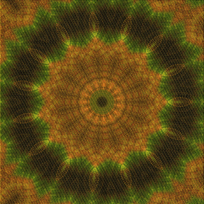 Round Machine Washable Transitional Dark Yellow Green Rug, wshpat129yw