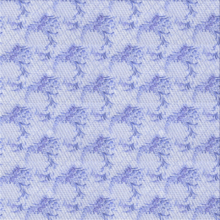 Round Patterned Sky Blue Rug, pat1290blu