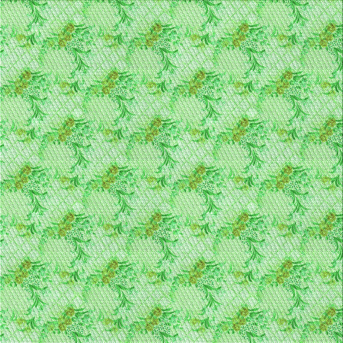 Round Machine Washable Transitional Jade Green Rug, wshpat1290grn